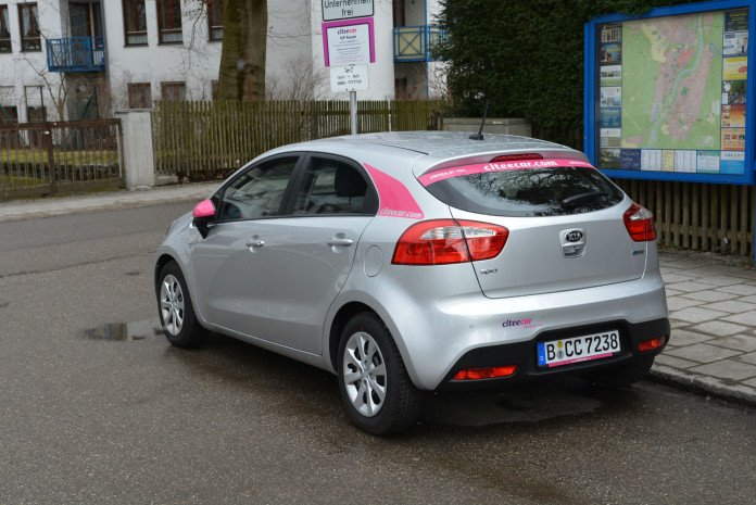 CiteeCar in Pullach, Stellplatz in der Schwanthalerstraße