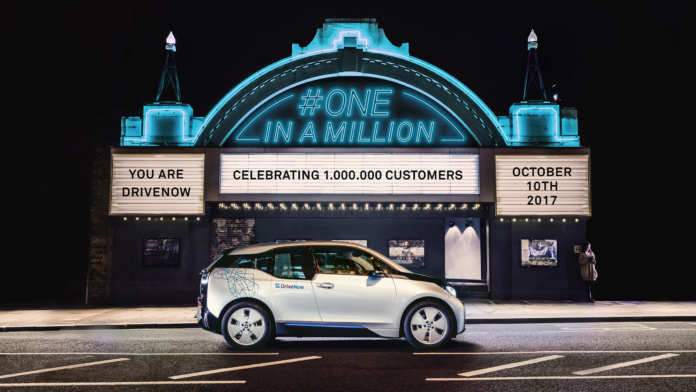 DriveNow feiert eine Million Kunden